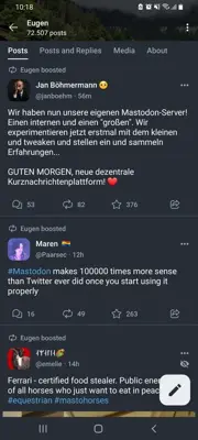 Mastodon android App screenshot 4