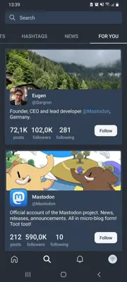 Mastodon android App screenshot 6